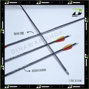 Arrow / Anak Panah Carbon Outdoor Elong Recruit Spine 1200